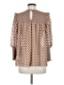 Joie 100% Polyester Brown 3/4 Sleeve Blouse Size M - photo 2