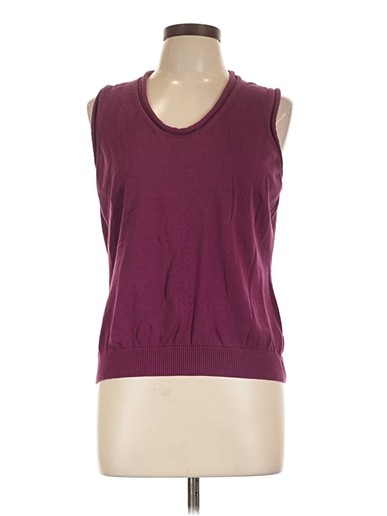 Pre-owned Façonnable Sweater Vest In Burgundy