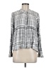 Harper 100% Rayon Gray Long Sleeve Blouse Size M - photo 1