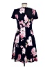 Eliza J Floral Blue Casual Dress Size 6 - photo 2