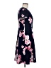 Eliza J Floral Blue Casual Dress Size 6 - photo 4
