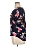 Kaileigh Floral Black Short Sleeve Top Size L - photo 5