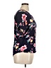 Kaileigh Floral Black Short Sleeve Top Size L - photo 4