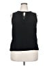 Pale Sky Black Sleeveless Blouse Size XXL - photo 1