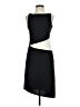 Express 100% Polyester Color Block Black Cocktail Dress Size 4 - photo 1