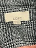 Ann Taylor LOFT Houndstooth Gray Blazer Size 0 - photo 6