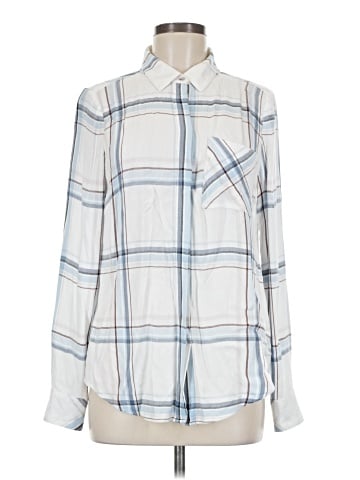 White House Black Market Long Sleeve Button-Down Shirt (view 1)