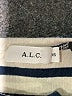 A.L.C. 100% Cotton Stripes Ivory Turtleneck Sweater Size XS - photo 7