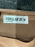 Popular 21 Solid Tan Casual Dress Size M - photo 7