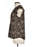 Daniel Rainn Animal Print Brown Sleeveless Blouse Size L - photo 5