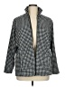 Lands' End 100% Polyester Houndstooth Gray Black Blazer Size 1X - photo 1
