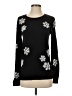 Ann Taylor LOFT Outlet Floral Black Pullover Sweater Size XS - photo 1