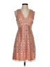 Ali Ro Paisley Orange Cocktail Dress Size 2 - photo 1