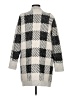 Say What? Houndstooth Gray Cardigan Size M - photo 2