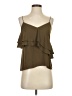 J.Crew 100% Polyester Brown Sleeveless Blouse Size 2 - photo 1