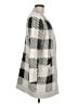 Say What? Houndstooth Gray Cardigan Size M - photo 4