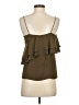 J.Crew 100% Polyester Brown Sleeveless Blouse Size 2 - photo 2