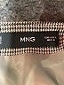 MNG Houndstooth Gray Casual Skirt Size L - photo 3