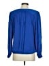 Parker 100% Polyester Blue 3/4 Sleeve Blouse Size XS - photo 2