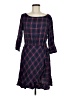 Gap 100% Rayon Plaid Blue Casual Dress Size M - photo 1