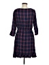 Gap 100% Rayon Plaid Blue Casual Dress Size M - photo 2