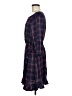 Gap 100% Rayon Plaid Blue Casual Dress Size M - photo 5