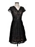 oasis 100% Polyester Black Cocktail Dress Size XS - photo 1
