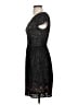 oasis 100% Polyester Black Cocktail Dress Size XS - photo 5