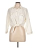 Assorted Brands Ivory 3/4 Sleeve Button-Down Shirt Size L - photo 1