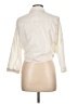 Assorted Brands Ivory 3/4 Sleeve Button-Down Shirt Size L - photo 2