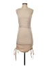 Unbranded Solid Tan Cocktail Dress Size S - photo 1