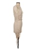 Unbranded Solid Tan Cocktail Dress Size S - photo 4