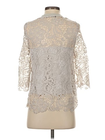 Zara W&B Collection 3/4 Sleeve Blouse (view 2)