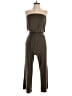 Allegra K Solid Brown Jumpsuit Size S - photo 1
