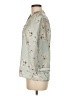 Unbranded 100% Polyester Floral Green 3/4 Sleeve Blouse Size M - photo 5