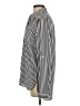 Bleuh Ciel 100% Polyester Stripes Silver Long Sleeve Blouse Size S - photo 5