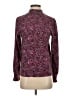 J.Jill Purple Long Sleeve Blouse Size S - photo 1