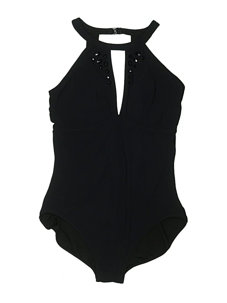 Pre-owned Profile By Gottex One Piece Swimsuit In Black