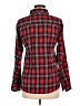 Overdrive 100% Cotton Plaid Red Long Sleeve Button-Down Shirt Size M - photo 2
