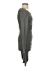 Express Solid Gray Casual Dress Size S - photo 4