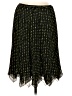 Unbranded 100% Polyester Polka Dots Green Black Casual Skirt Size 8 - photo 1
