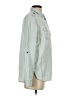 Express Solid Green Long Sleeve Button-Down Shirt Size XS - photo 4