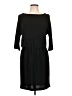 Zara 100% Polyester Solid Black Casual Dress Size L - photo 1