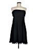 BCBGMAXAZRIA 100% Silk Solid Black Cocktail Dress Size 10 (petite) - photo 1