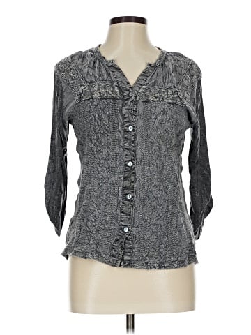 Solitaire 3/4 Sleeve Blouse (view 1)