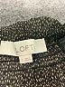Ann Taylor LOFT 100% Polyester Black Long Sleeve Blouse Size S - photo 7
