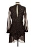 Topshop 100% Polyester Hearts Black Cocktail Dress Size 4 - photo 2