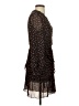 Topshop 100% Polyester Hearts Black Cocktail Dress Size 4 - photo 4