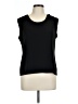 St. John Black Sleeveless Top Size 10 - photo 1