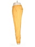 MNG 100% Lyocell Solid Yellow Casual Pants Size M - photo 5